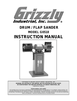 Grizzly Sander G0518 User manual
