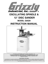 Grizzly Sander G0529 User manual