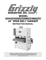Grizzly Sander G0582 User manual