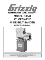 Grizzly Sander G0644 User manual