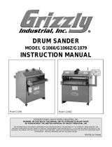 Grizzly Sander G1066Z User manual