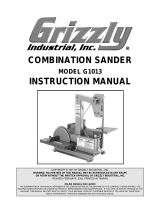 Grizzly Sander G1013 User manual