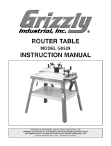 Grizzly Router G0528 User manual