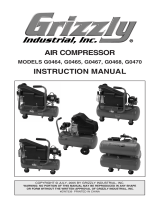 Grizzly Air Compressor G0464 User manual