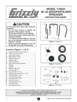 Grizzly Spreader T10044 User manual