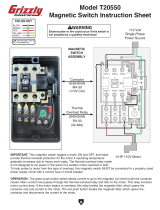 Grizzly Switch T20550 User manual