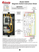 Grizzly Switch G8294 User manual