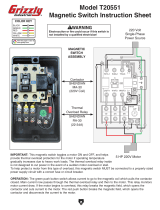 Grizzly Switch T20551 User manual
