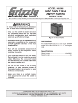 Grizzly Switch H8246 User manual
