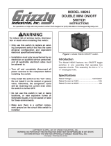 Grizzly Switch h8245 User manual