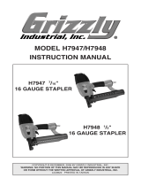 Grizzly Staple Gun H7947/H7948 User manual