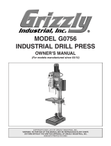 Grizzly G0756 User manual