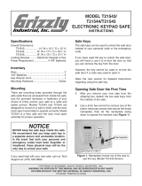 Grizzly T21544 User manual