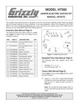 Grizzly H7582 User manual