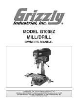 Grizzly Drill G1005Z User manual