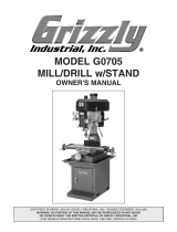 Grizzly Drill G0705 User manual