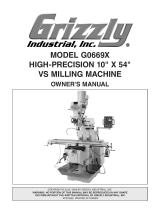 Grizzly G0669X User manual
