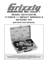 Grizzly G5792 User manual