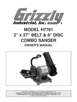 Grizzly Grinder H7761 User manual