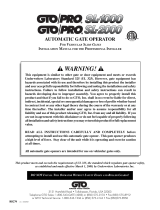 GTO SL-1000 User manual