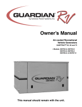 Generac Power Systems Guardian RV 004704-0 User manual