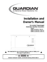 Generac Power Systems Guardian 04390-2 User manual