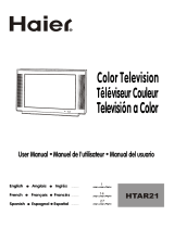 Haier CRT Television HTAR21 User manual