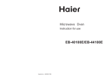 Haier EB-44100E User manual