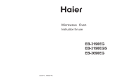Haier Microwave Oven EB-3190EGS User manual