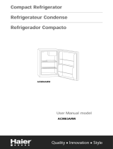 Haier Refrigerator ACMO3ARW User manual