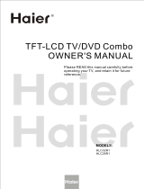 Haier TV DVD Combo HLC26R1 User manual