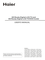 Haier TV DVD Combo L15T11W-A User manual