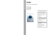 Haier Washer Hk1007TVE User manual