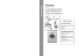 Haier WD800TXVE User manual