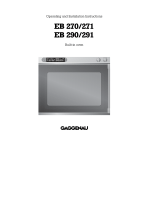 Gaggenau EB 290 User manual