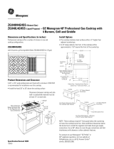 GE Ventilation Hood ZGU48L4GHSS User manual