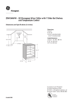 GE Monogram Refrigerator ZDW24AWW User manual