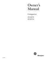 GE ZCGS150, ZCGP150 User manual