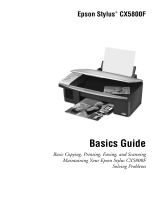 Epson All in One Printer CX5800F User manual