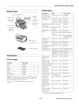 Epson R200 - Stylus Photo Color Inkjet Printer User manual