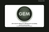 GEM Model Vehicle 419C User manual
