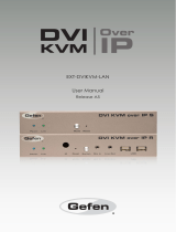 Gefen EXT-DVIKVM-LAN User manual