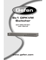 Gefen Switch EXT-DPKVM-841 User manual