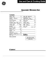 GE Microwave Oven 164 D20~PO19 User manual