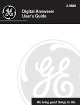 GE Answering Machine 2-9868 User manual