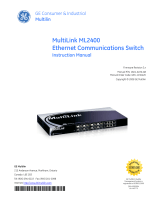 GE Switch ML2400 User manual