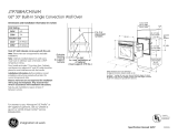 GE Convection Oven JTP70BM User manual