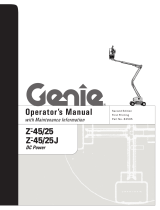 Genie Z-45/25 Bi-Energy User manual