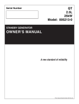 Generac Power Systems 005213-0 User manual