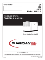 Generac Power Systems Portable Generator 005221-0 User manual